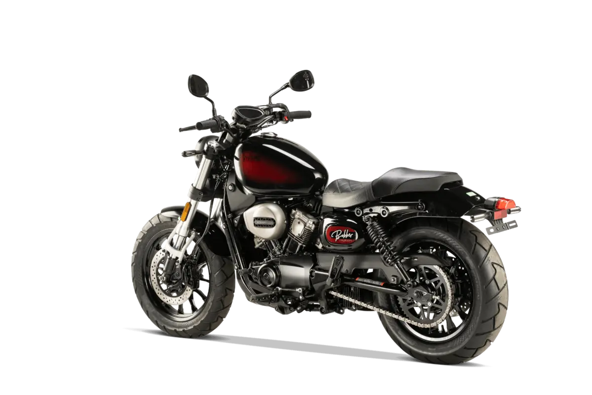 Hyosung GV 300i S Aquila Bobber Motorrad in schwarz rot im Verkauf bei BikeTech Lohmann Walsrode