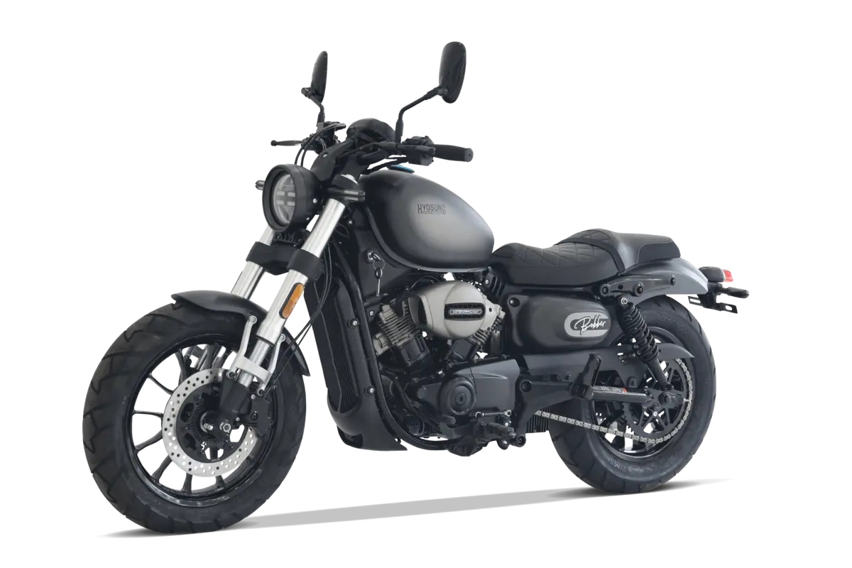 Hyosung GV 300i S Aquila Bobber Motorrad in Schwarz im Verkauf bei BikeTech Lohmann in Walsrode