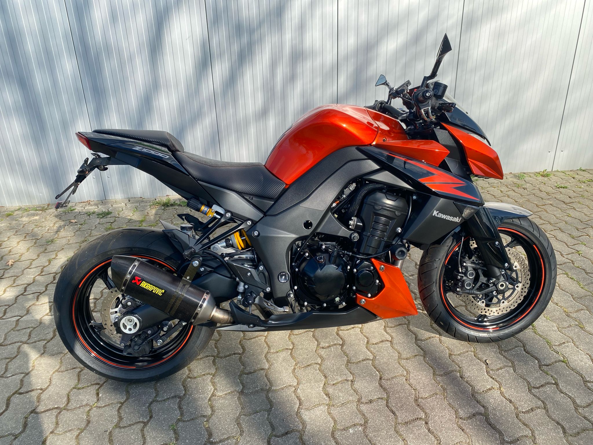 Kawasaki Z1000 ABS | Öhlins | Rizoma | Akrapovic Komplett – 152 PS Power! Kawasaki Z1000 ABS | Öhlins | Rizoma | Akrapovic Komplett – 152 PS Power!