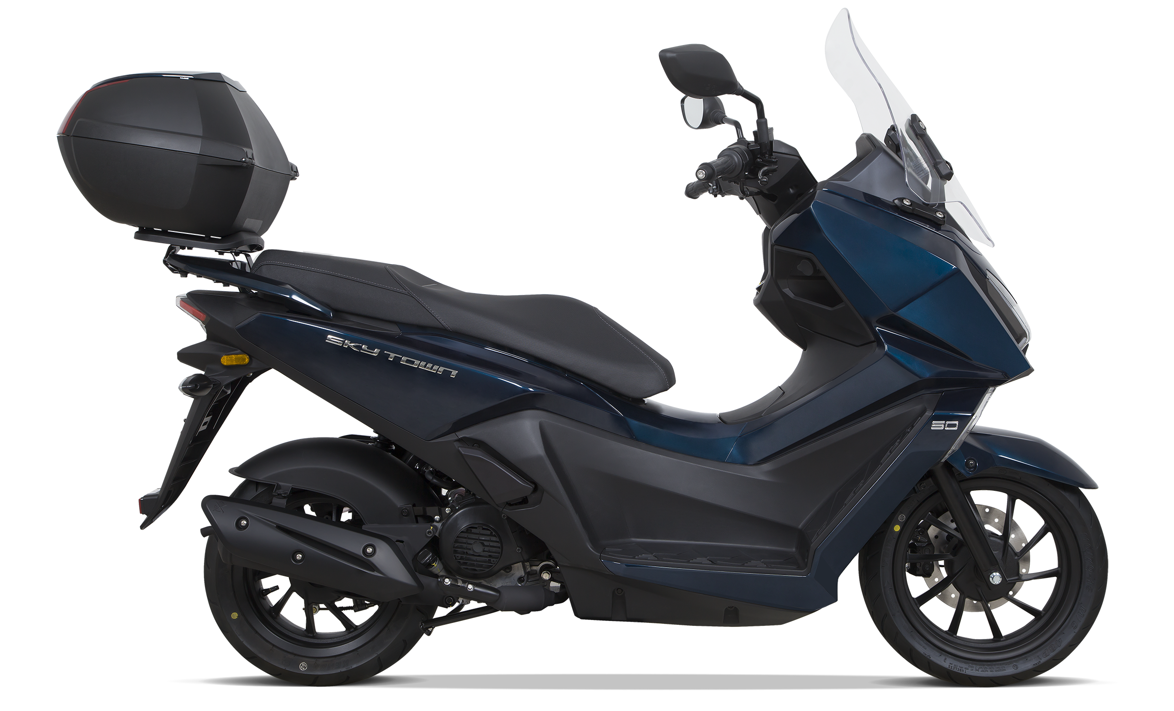 KYMCO SkyTown 50i Modell 2025 – rechte Seitenansicht, Roller ab 16 Jahren, auf Anfrage drosselbar auf 25 km/h – BikeTech Lohmann Walsrode