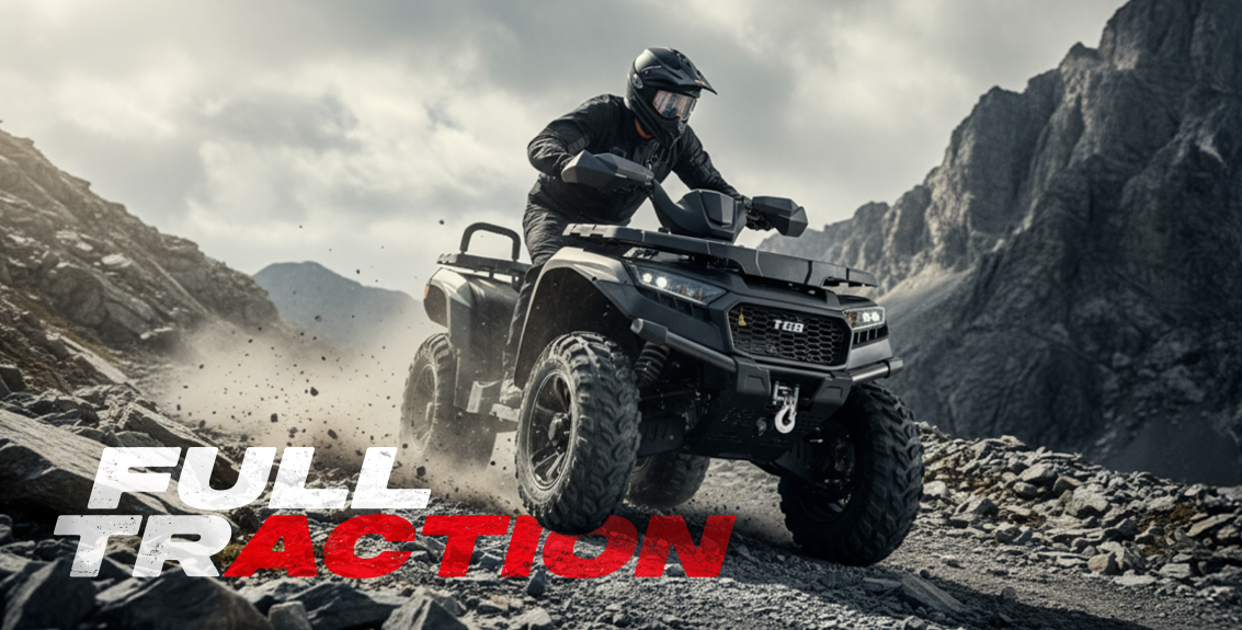 TGB ATV im Gelände – maximale Traktion und Kontrolle