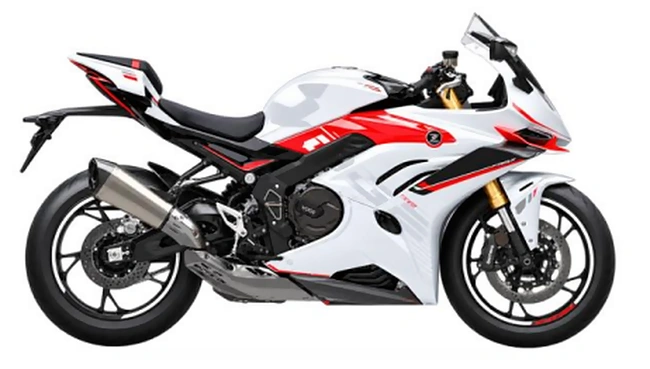 VOGE RR660S in Weiß – Seitenansicht