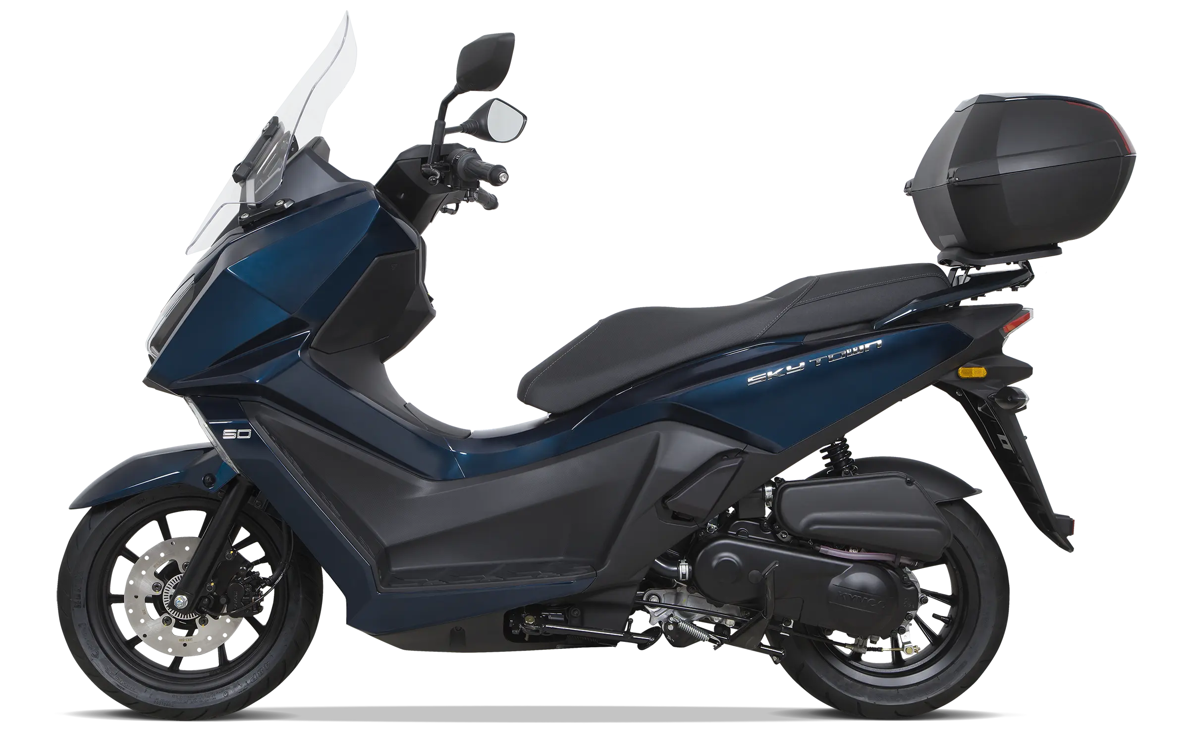 KYMCO SkyTown 50i Modell 2025 – linke Seitenansicht, stylisch und sparsam, sofort verfügbar bei BikeTech Lohmann in Walsrode