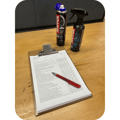 Inspektionsplan und Motul Pflegeprodukte bei BikeTech Lohmann in Walsrode