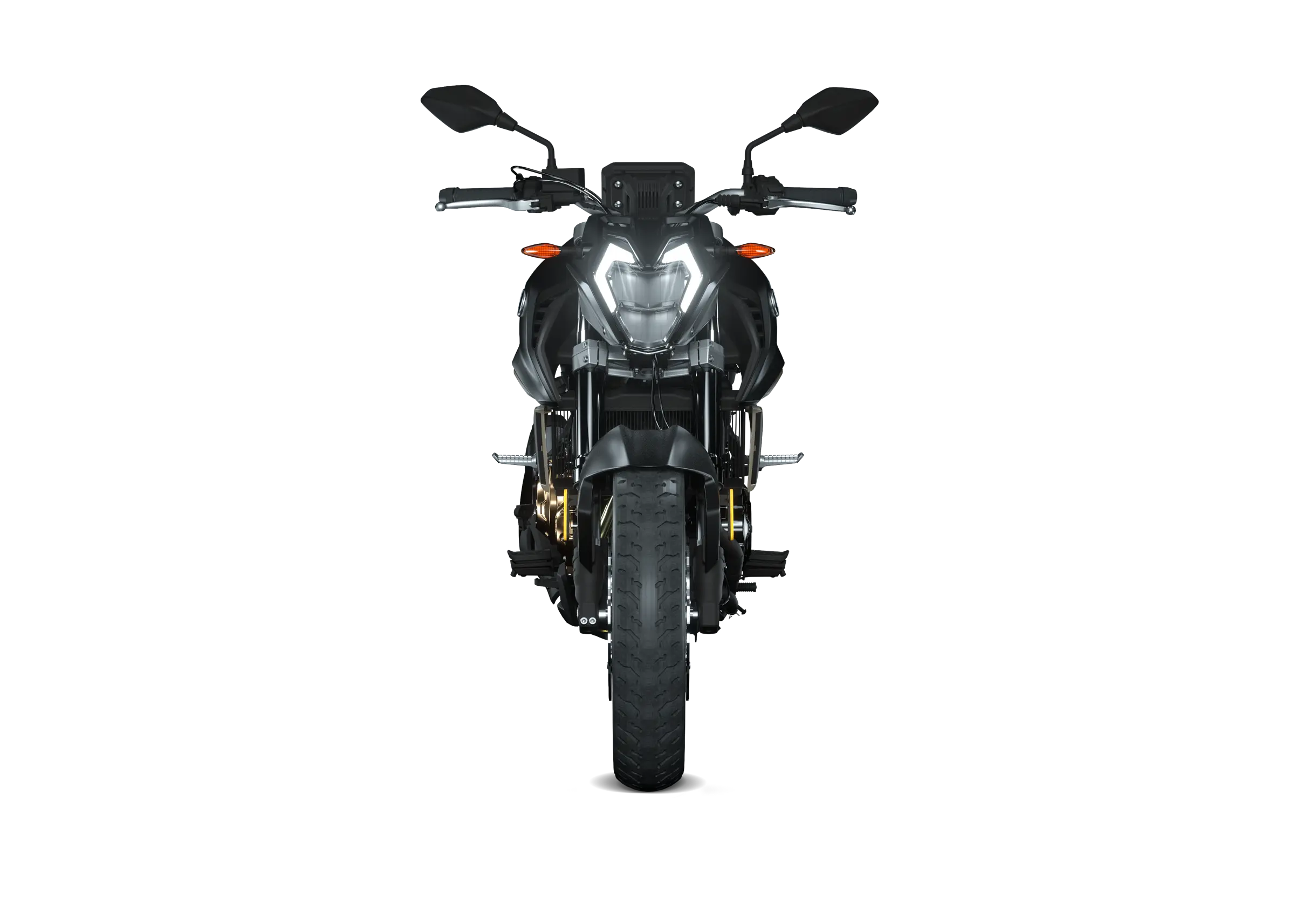 voge-r625-625r-led-scheinwerfer-frontansicht.jpg" alt="VOGE R625 / 625R in matt schwarz – Frontansicht mit LED-Scheinwerfer im Fokus