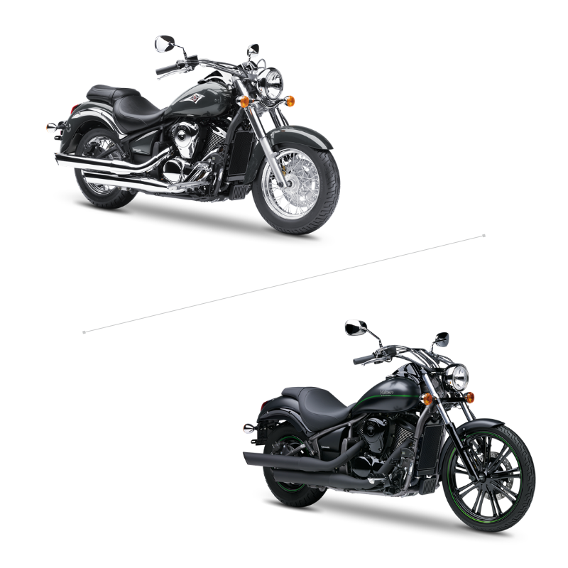 Kawasaki VN900 Classic und Custom Ersatzteile Übersicht