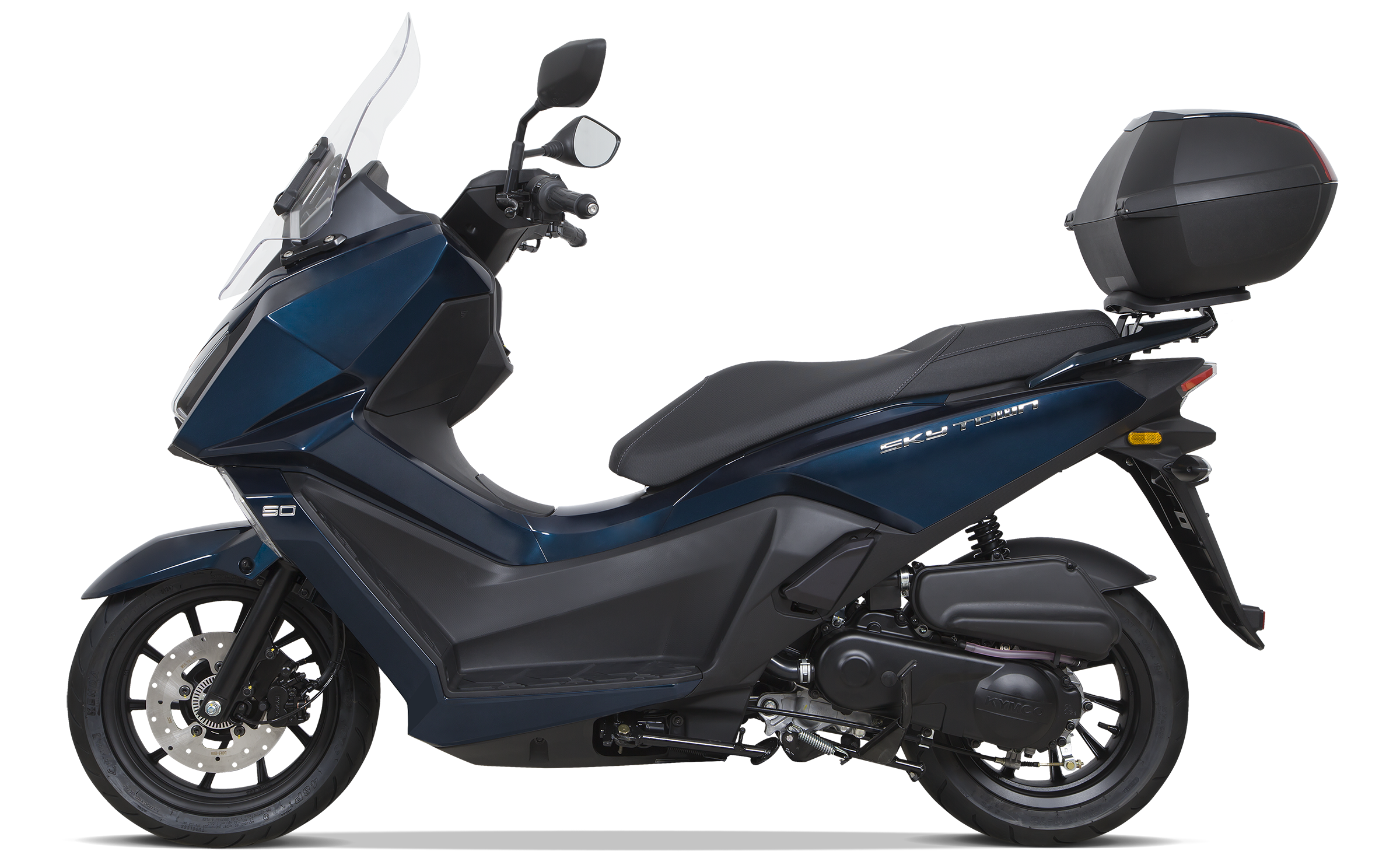 KYMCO SkyTown 50i Modell 2025 – linke Seitenansicht, stylisch und sparsam, sofort verfügbar bei BikeTech Lohmann in Walsrode