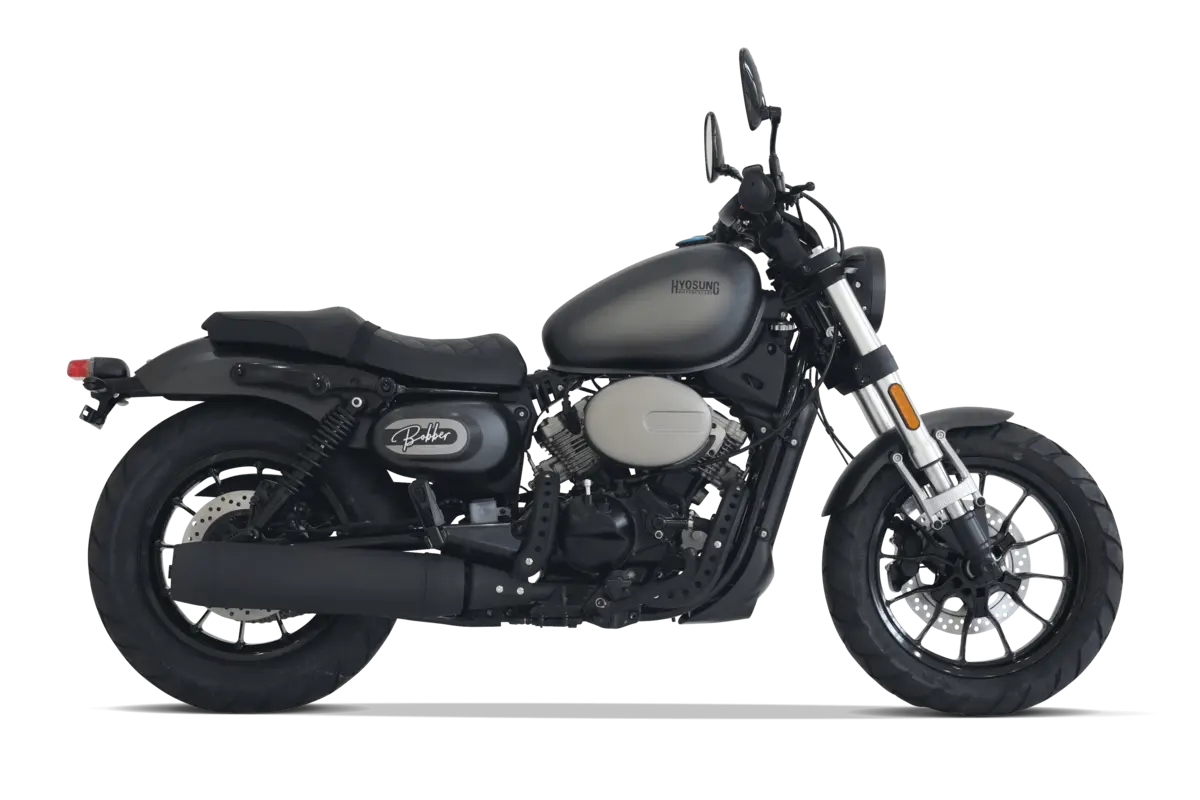 Hyosung GV 300i S Aquila Bobber Motorrad in Schwarz im Verkauf bei BikeTech Lohmann in Walsrode