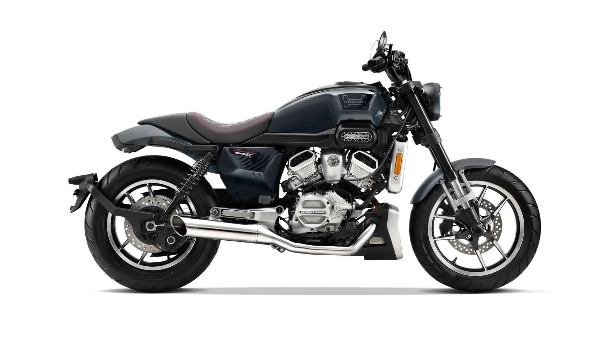 Hyosung GV125 X ABS – magnetic silver