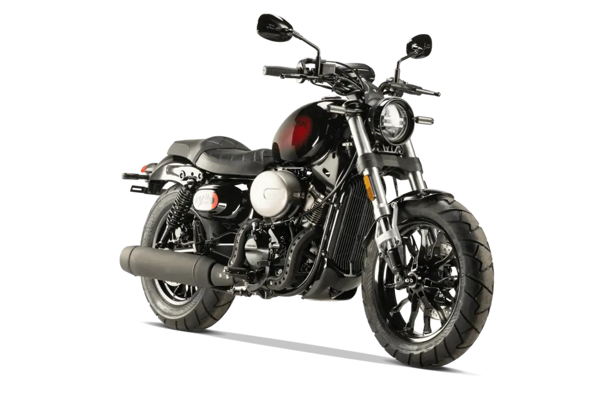 Hyosung GV125 EVO – schwarz crimson rot glänzend