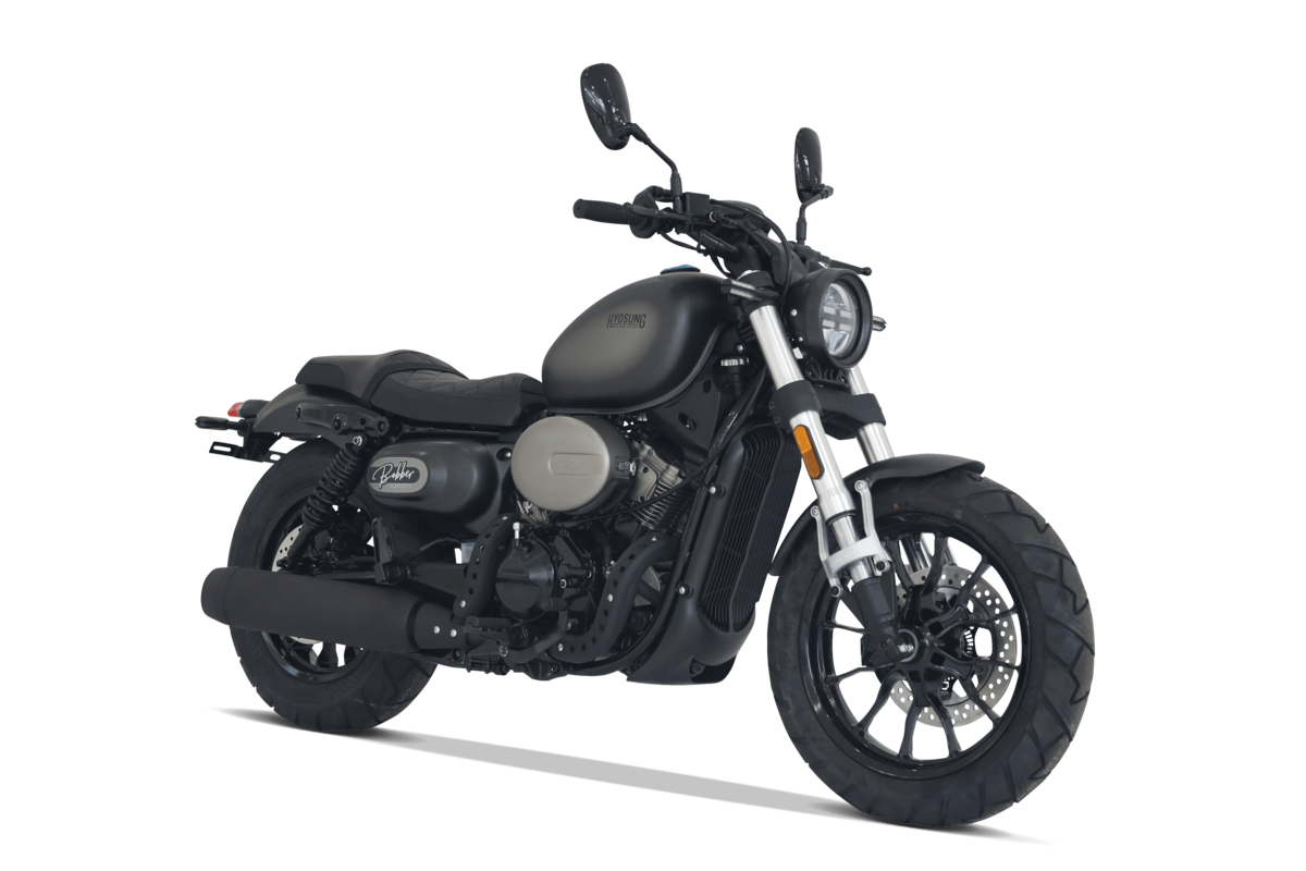 Hyosung GV125 EVO ABS – matt schwarz silber